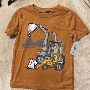 Carter’s 2T dinosaur construction backhoe t-shirt